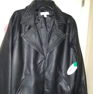 Pleather jacket